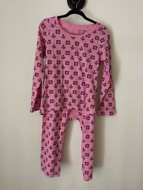 Splendid Pink Floral Long-Sleeve Pajama Set